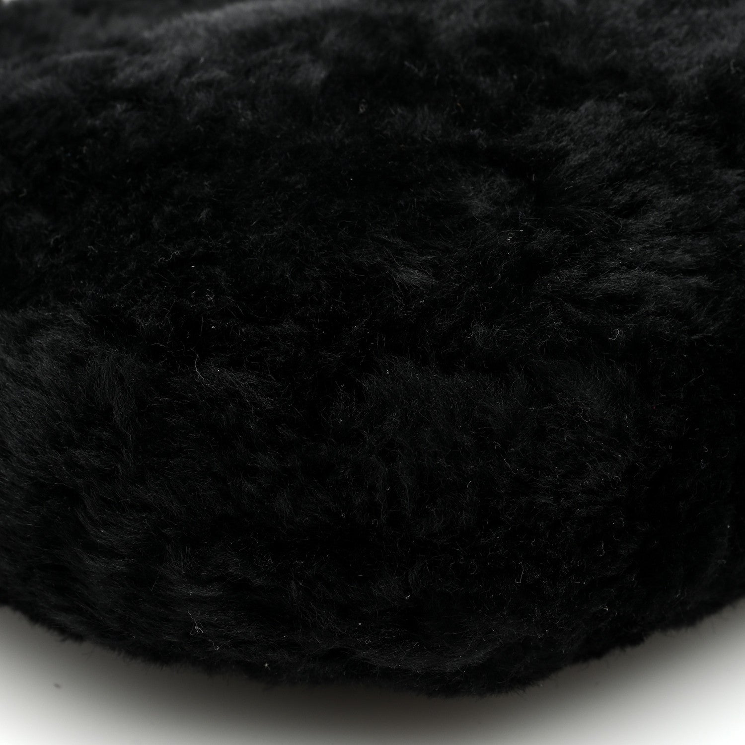 Gucci Shearling Small Jackie 1961 Shoulder Bag Black 9 of 10