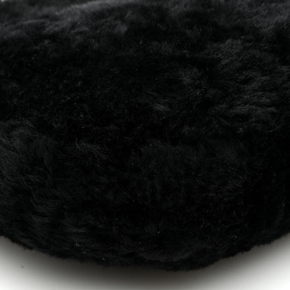 Gucci Shearling Small Jackie 1961 Shoulder Bag Black 9 of 10