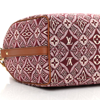 Louis Vuitton Jacquard Since 1854 Speedy Bandouliere 25 Bordeaux 9 of 10