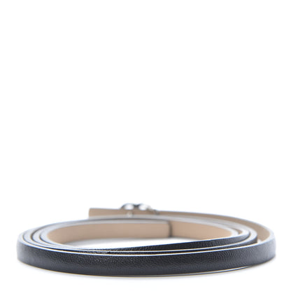 Chanel Caviar CC Skinny Belt 90 36 Black 2 of 9