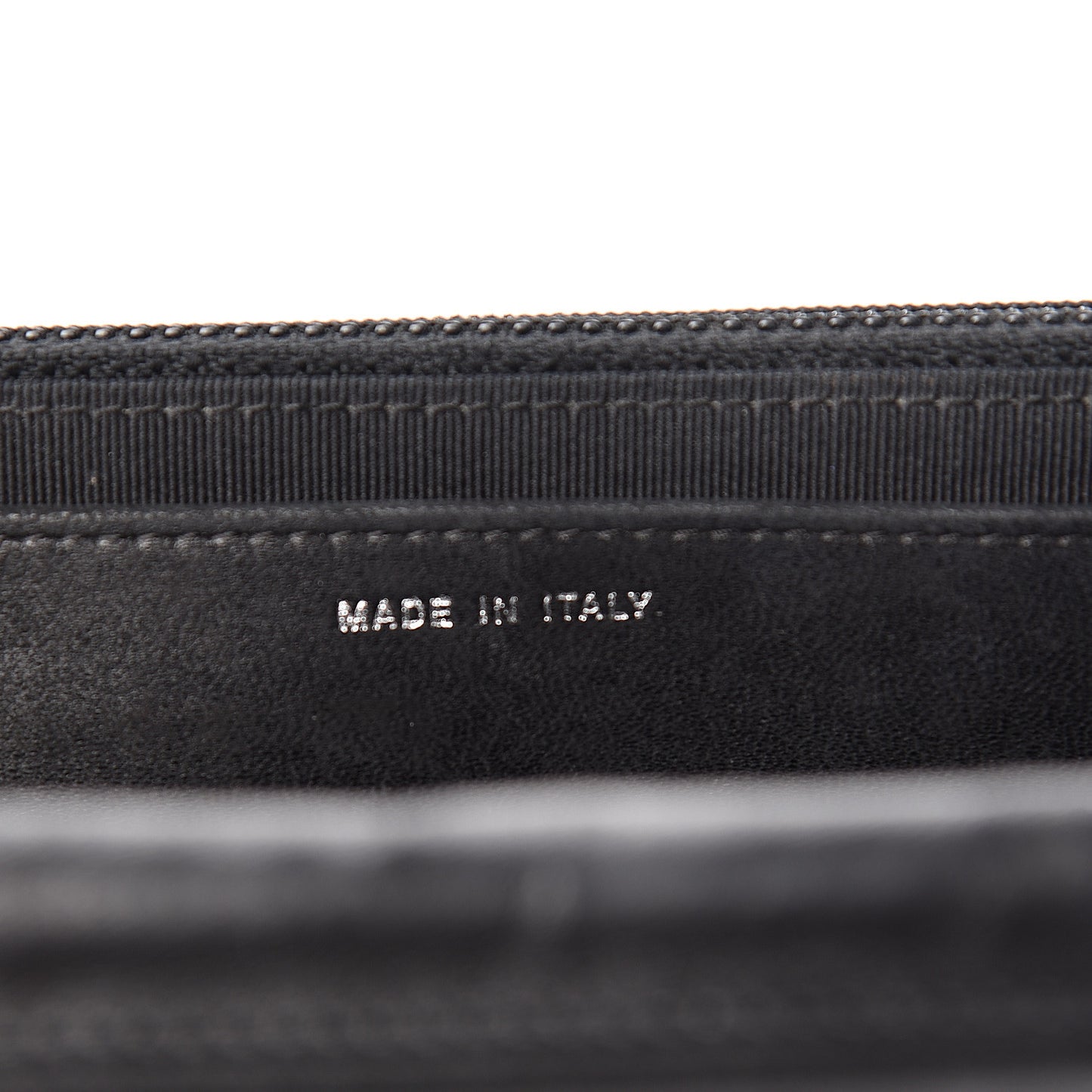 Lambskin Reissue Wallet On Chain WOC Black