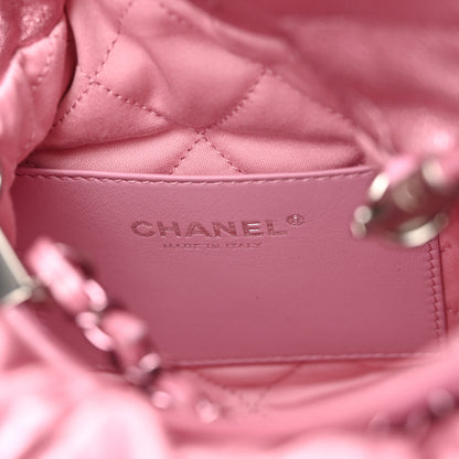 Chanel Metallic Lambskin Lacquered Monochrome Quilted Mini Chanel 22 Pink 6 of 11