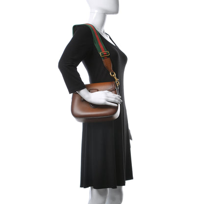 Gucci Calfskin Medium Lady Web Shoulder Bag Cuir 2 of 15