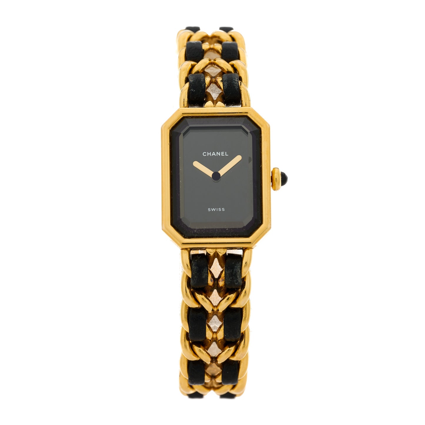 Stainless Steel Lambskin 20mm Chain Premiere Quartz Watch Gold M