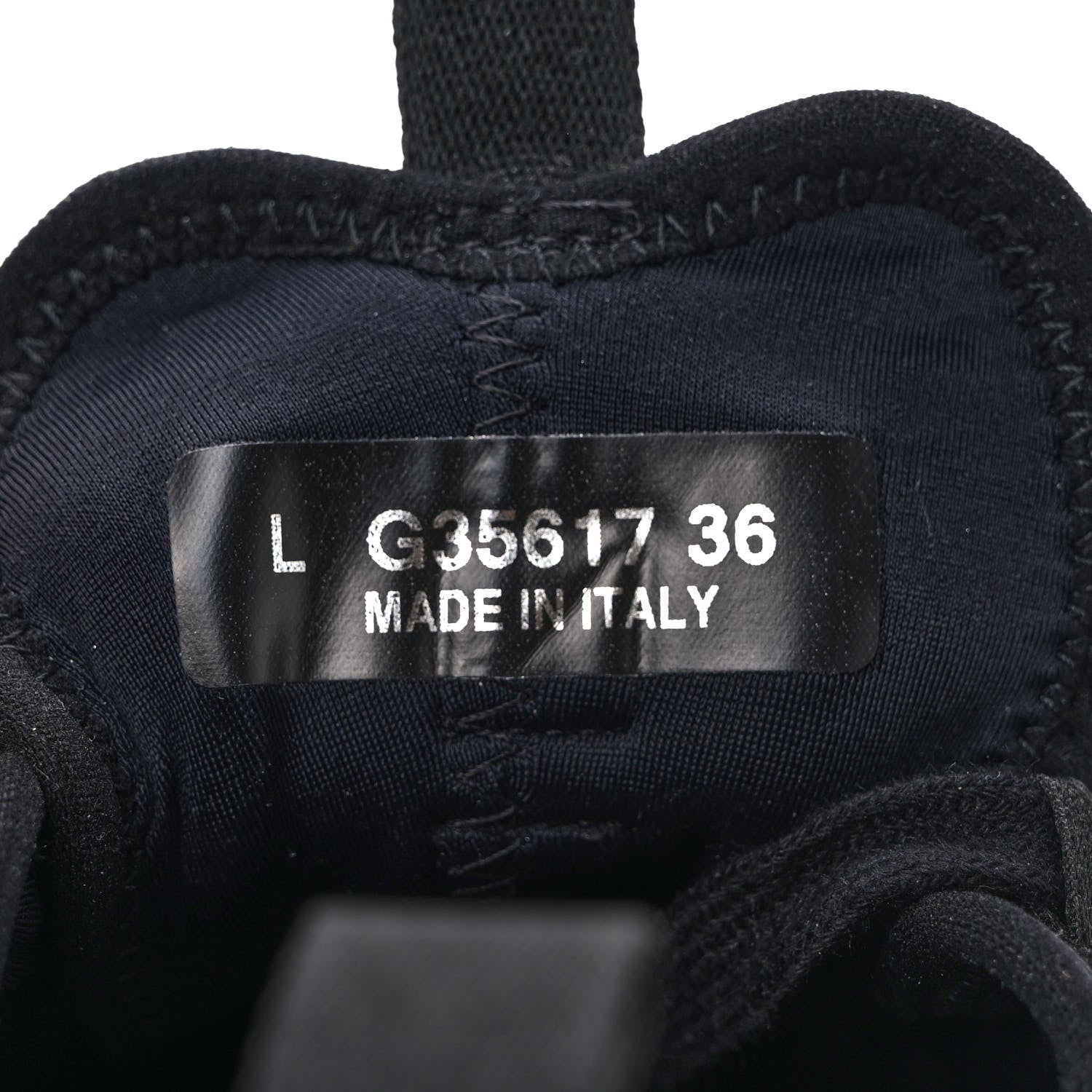 Chanel Velvet Calfskin Mixed Fibers CC Sneakers 36 Black 9 of 9