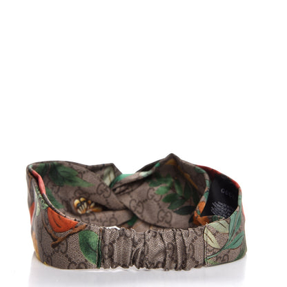 Gucci Silk Monogram Tian Print Headband 4 of 9