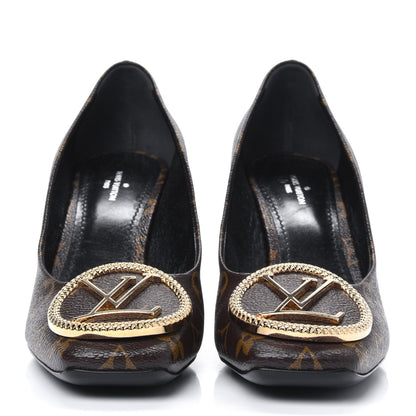 Louis Vuitton Monogram Madeleine Pumps 37.5 2 of 10