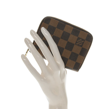 Louis Vuitton Damier Ebene Zippy Coin Purse 2 of 9