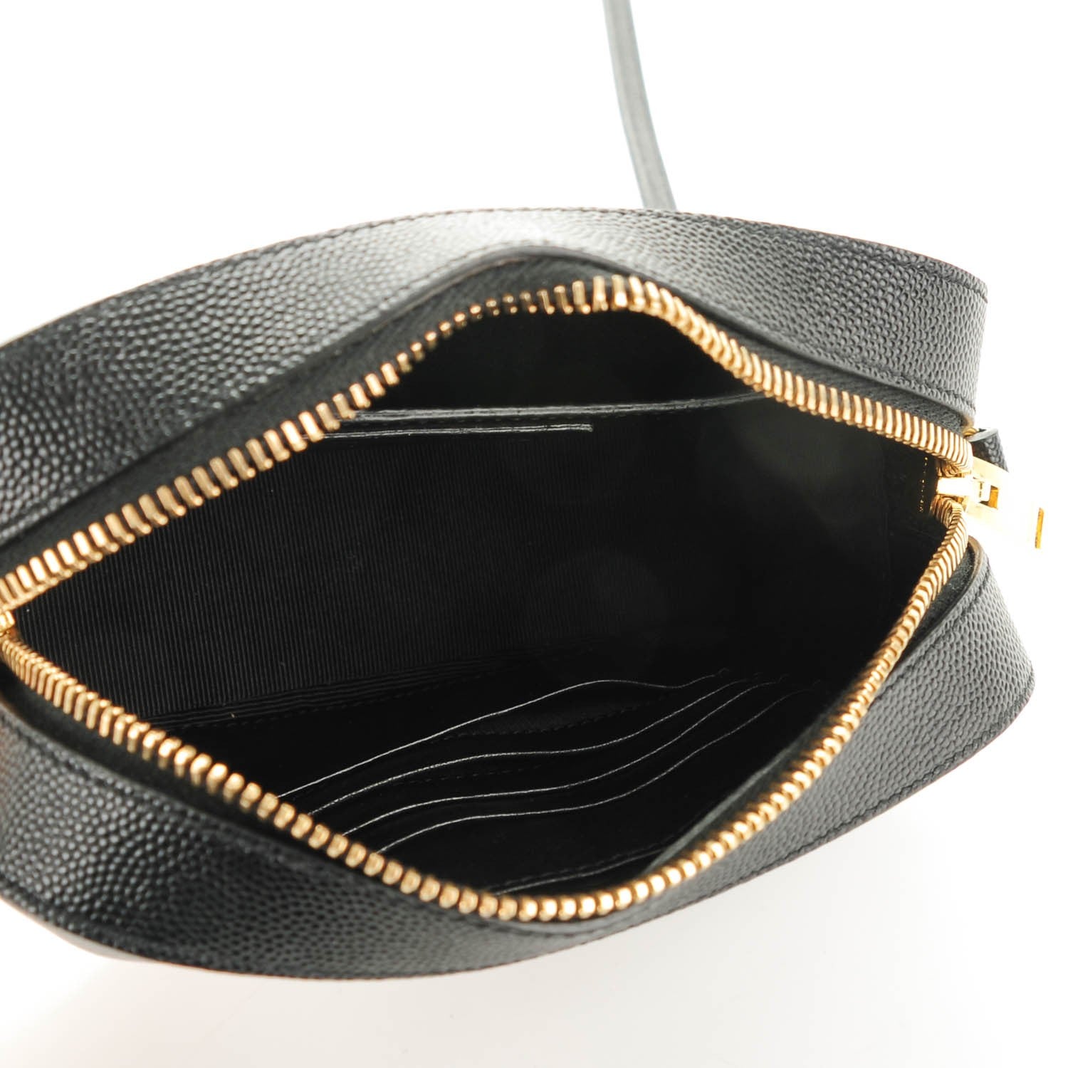Saint Laurent Grain De Poudre Small Classic Monogram Camera Bag Black 5 of 7