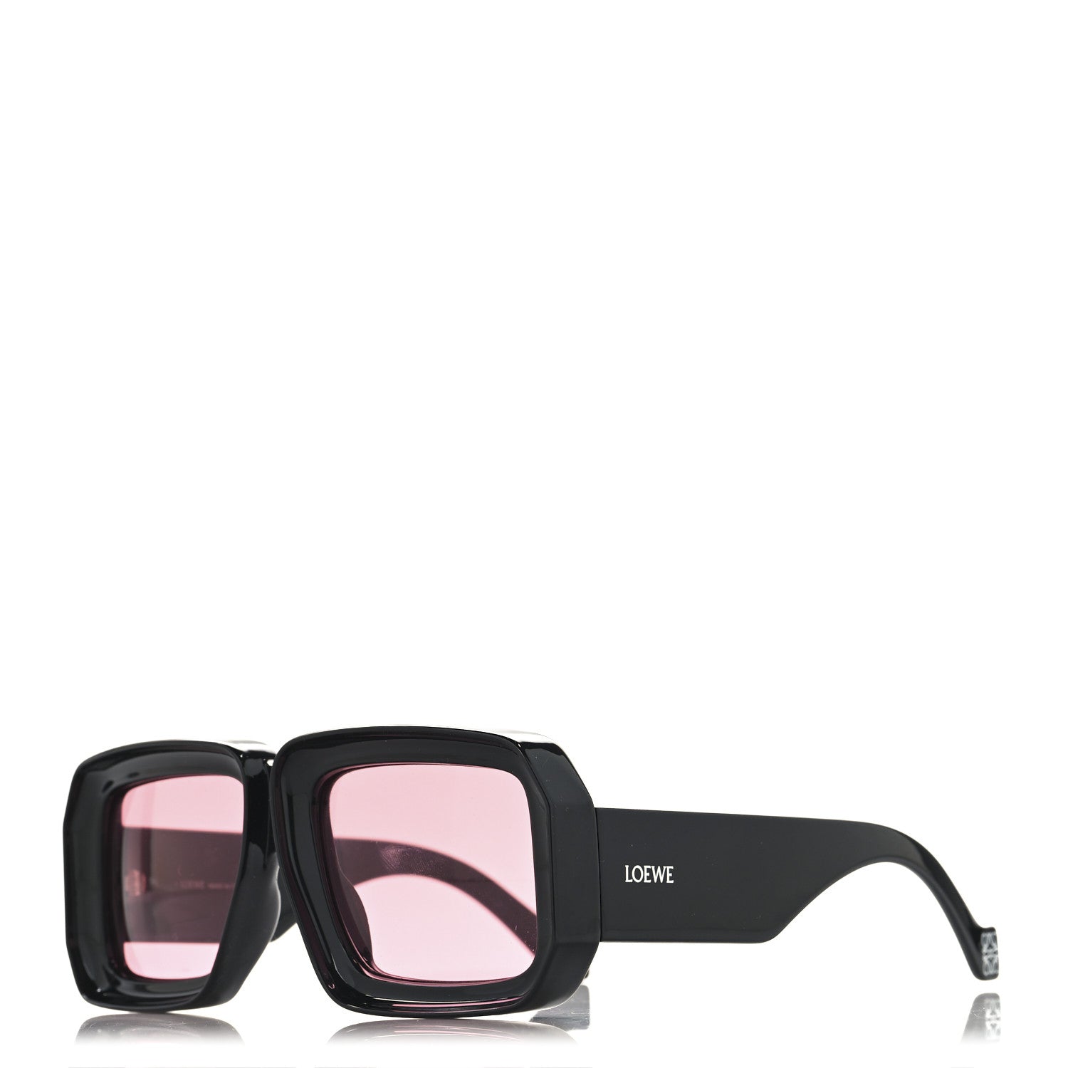 Loewe Acetate Paula's Ibiza Dive In Mask Sunglasses LW40064U Black Pink 1 of 7