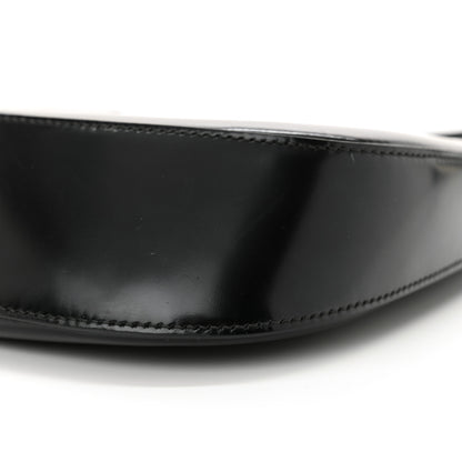 Prada Spazzolato Cleo Shoulder Bag Black 9 of 11