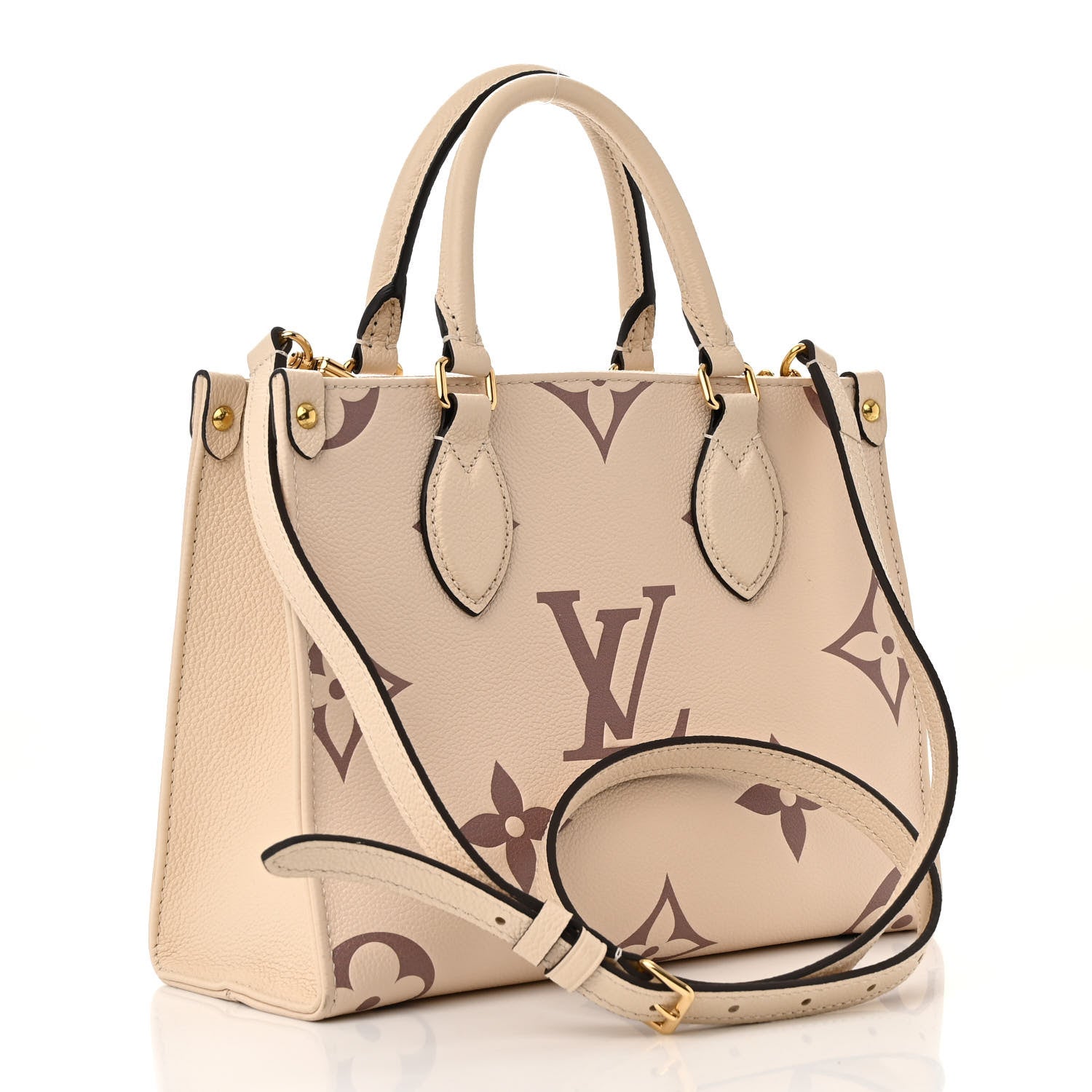 Louis Vuitton Empreinte Monogram Giant Onthego PM Creme Bois de Rose 3 of 9