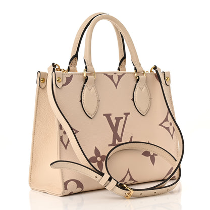 Louis Vuitton Empreinte Monogram Giant Onthego PM Creme Bois de Rose 3 of 9