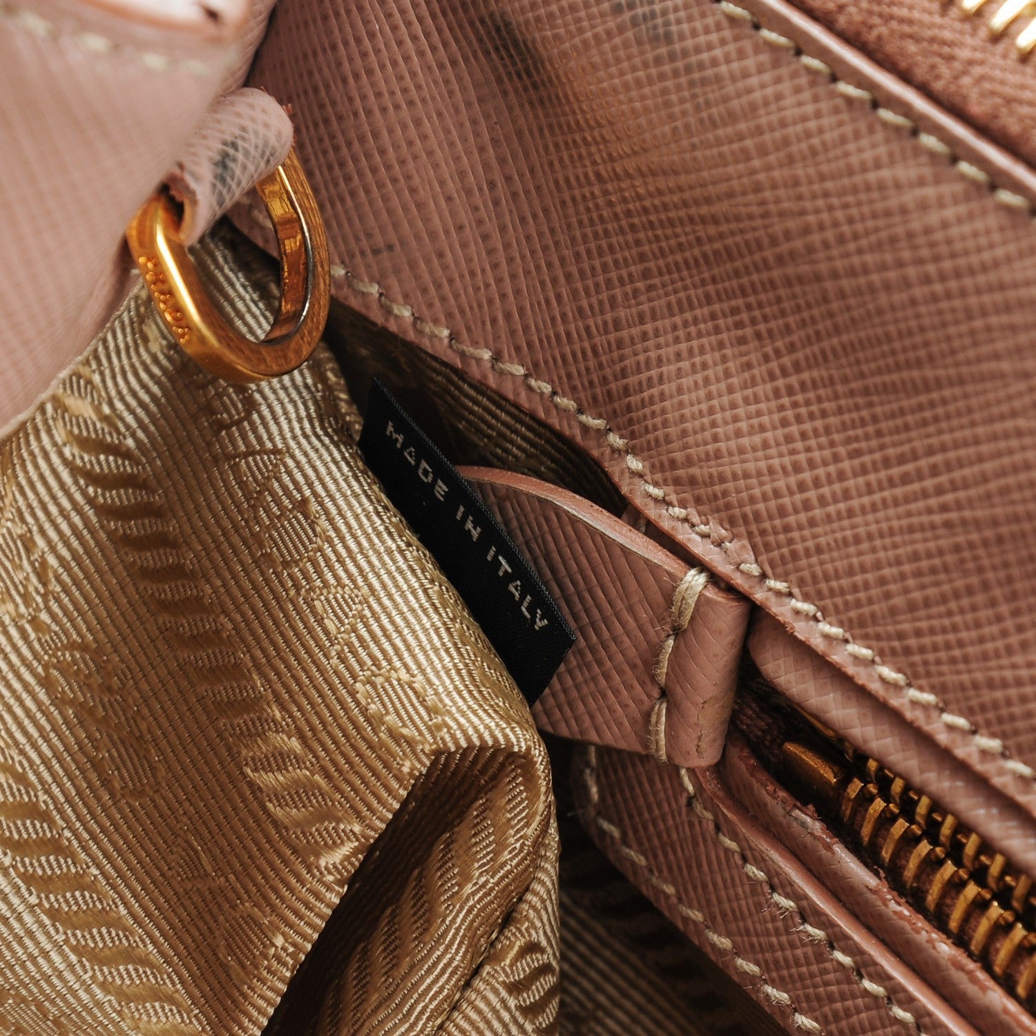 Prada Saffiano Medium Galleria Double Zip Tote Cammeo 7 of 10