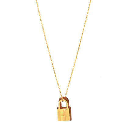 Hermes Swift Small O'Kelly Pendant Necklace Gold 2 of 5