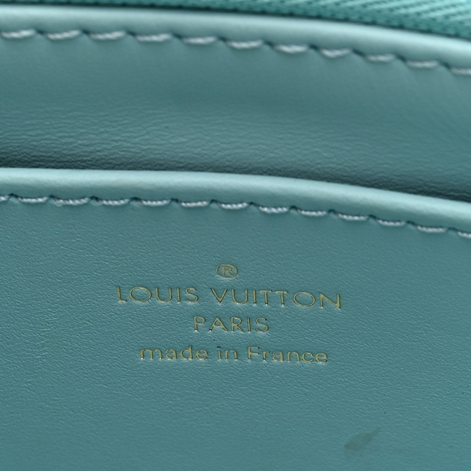 Louis Vuitton Lambskin Malletage Top Handle GO-14 MM Lagoon 7 of 10