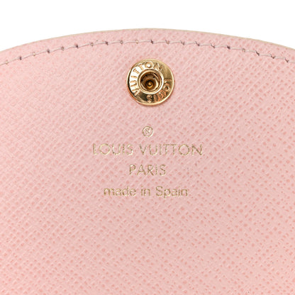 Louis Vuitton Damier Azur Rosalie Coin Purse Rose Ballerine 7 of 11