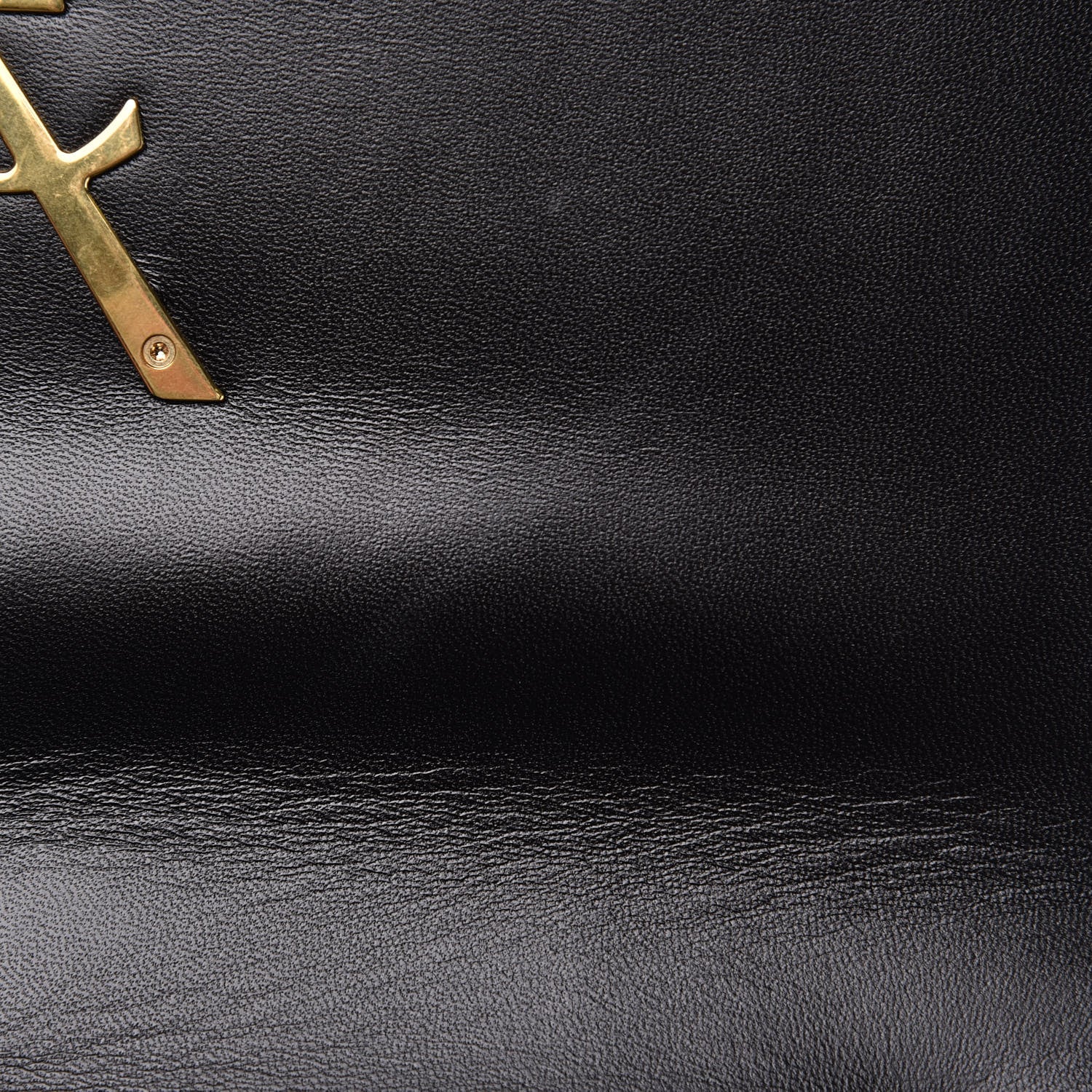 Saint Laurent Patent Matelasse Monogram Large Vicky Chain Bag Black 8 of 8