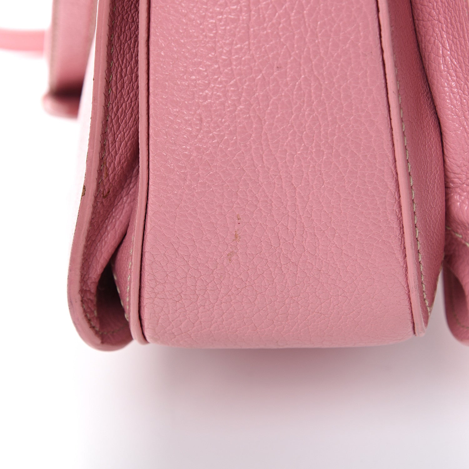 Miu Miu Goatskin Madras Shopping Tote Rosa 19 of 27