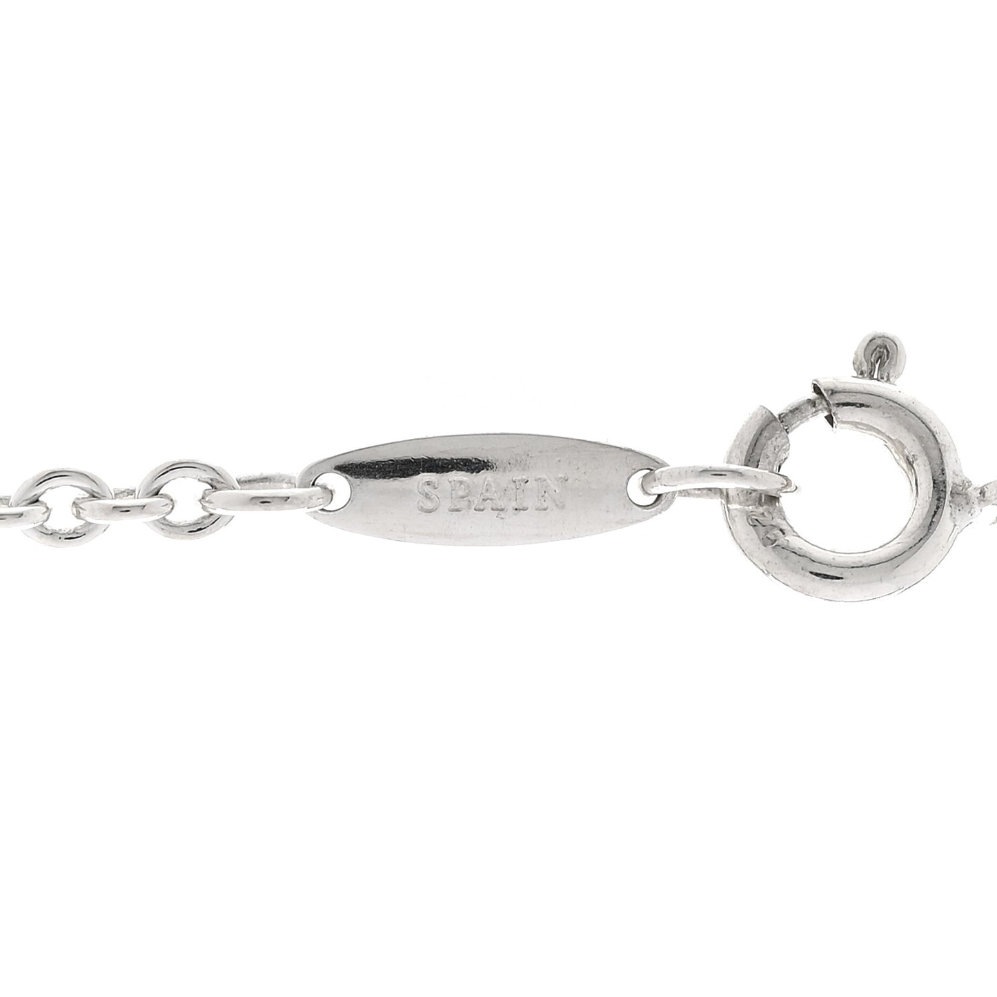 Sterling Silver Elsa Peretti Open Heart Lariat Necklace