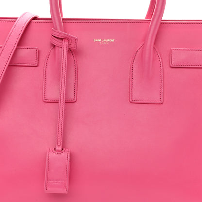 Saint Laurent Calfskin Small Sac De Jour Bubblegum 10 of 11