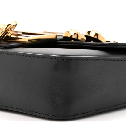 Fendi X VERSACE Vitello Seta Fendace Mini Brooch Baguette Black 8 of 9