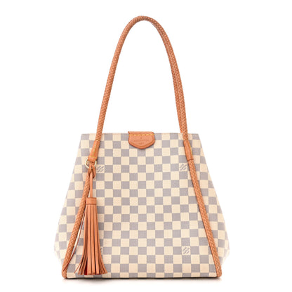 Louis Vuitton Damier Azur Propriano Rose Ballerine 1 of 11