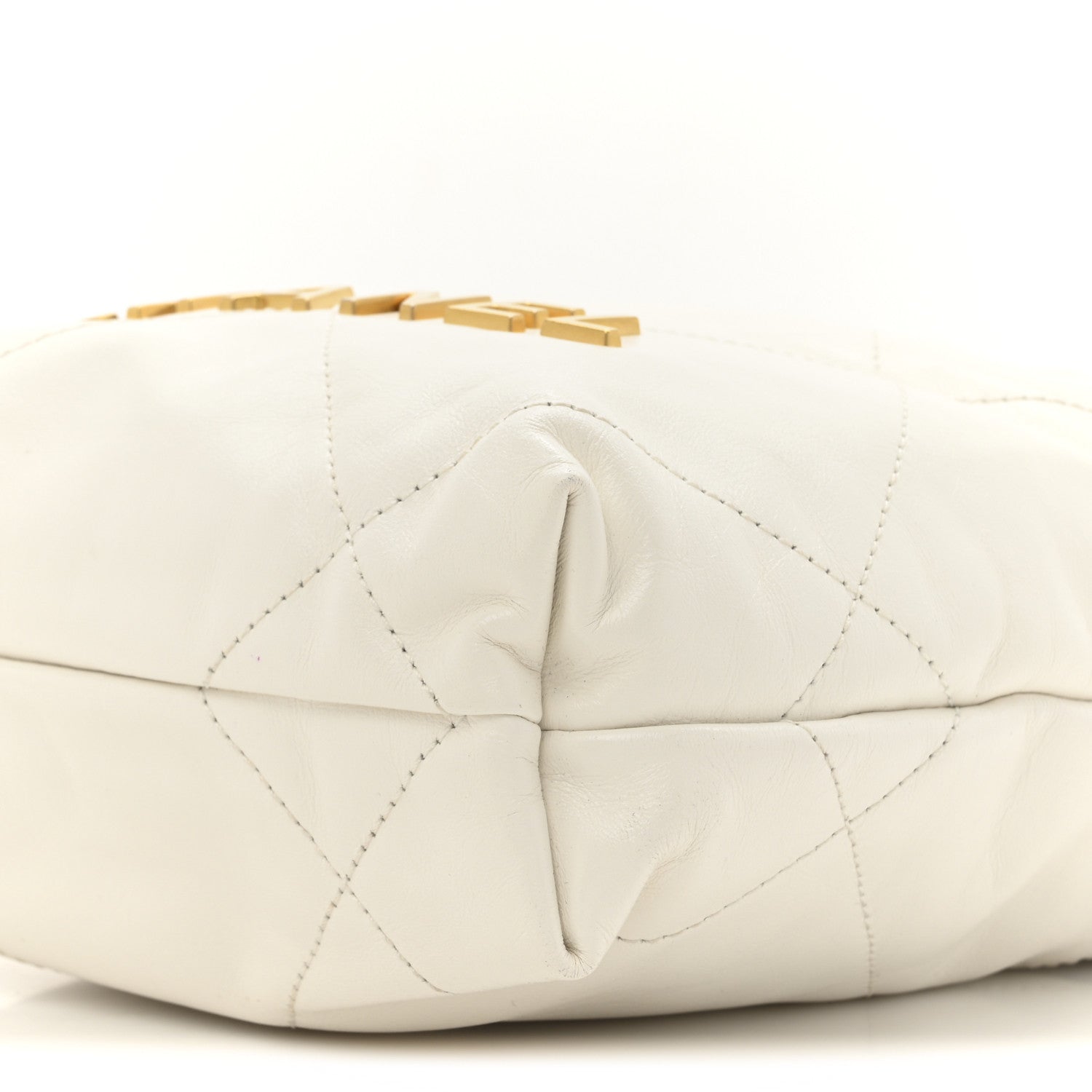 Chanel Shiny Calfskin Quilted Mini Chanel 22 White 9 of 11
