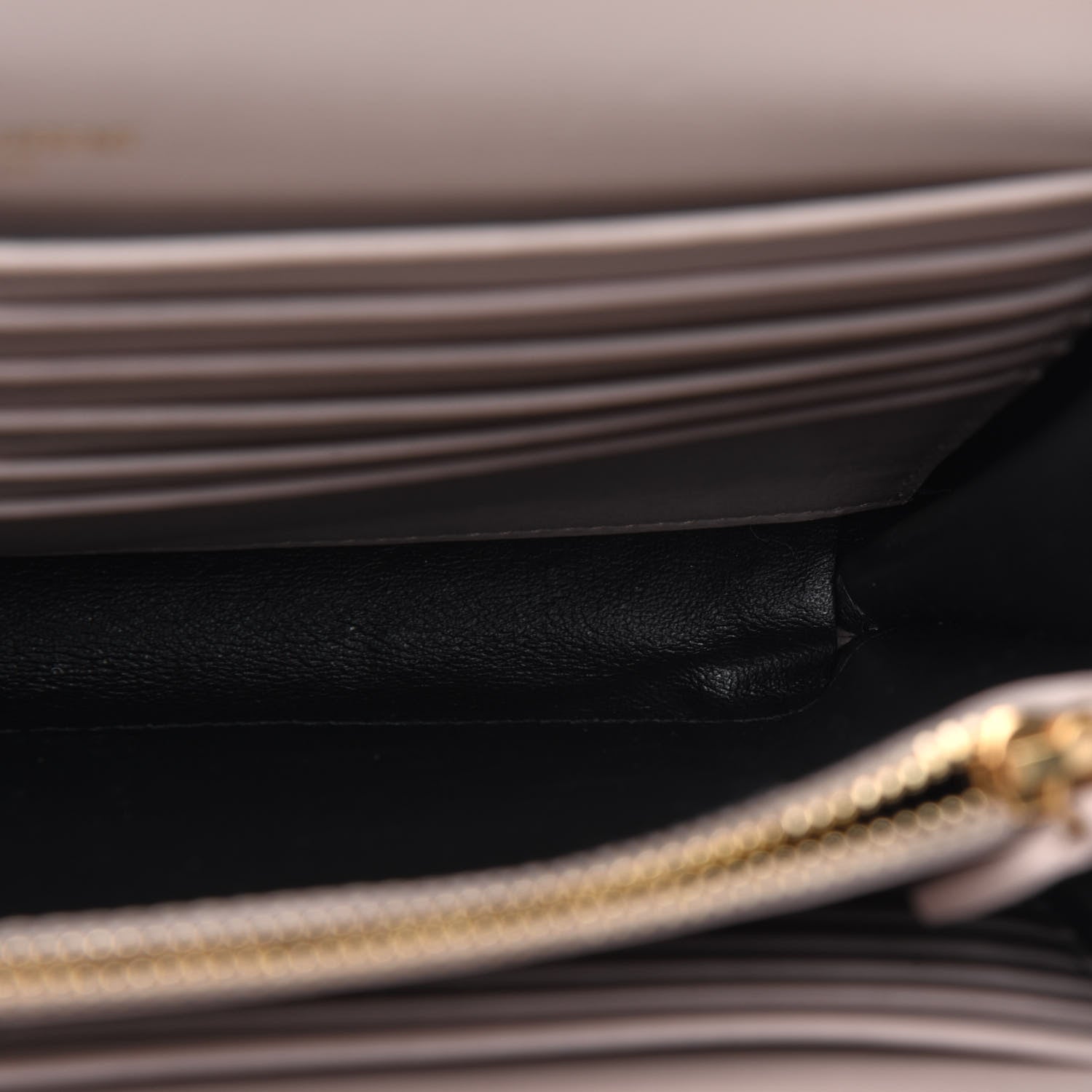 Saint Laurent Smooth Calfskin Monogram Medium Sulpice Shoulder Bag Light Natural 6 of 12