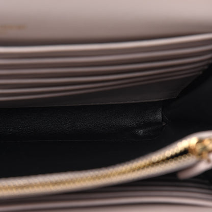 Saint Laurent Smooth Calfskin Monogram Medium Sulpice Shoulder Bag Light Natural 6 of 12