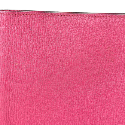 Hermes Chevre Mysore Globe Trotter Agenda Cover Rose Shocking 10 of 13