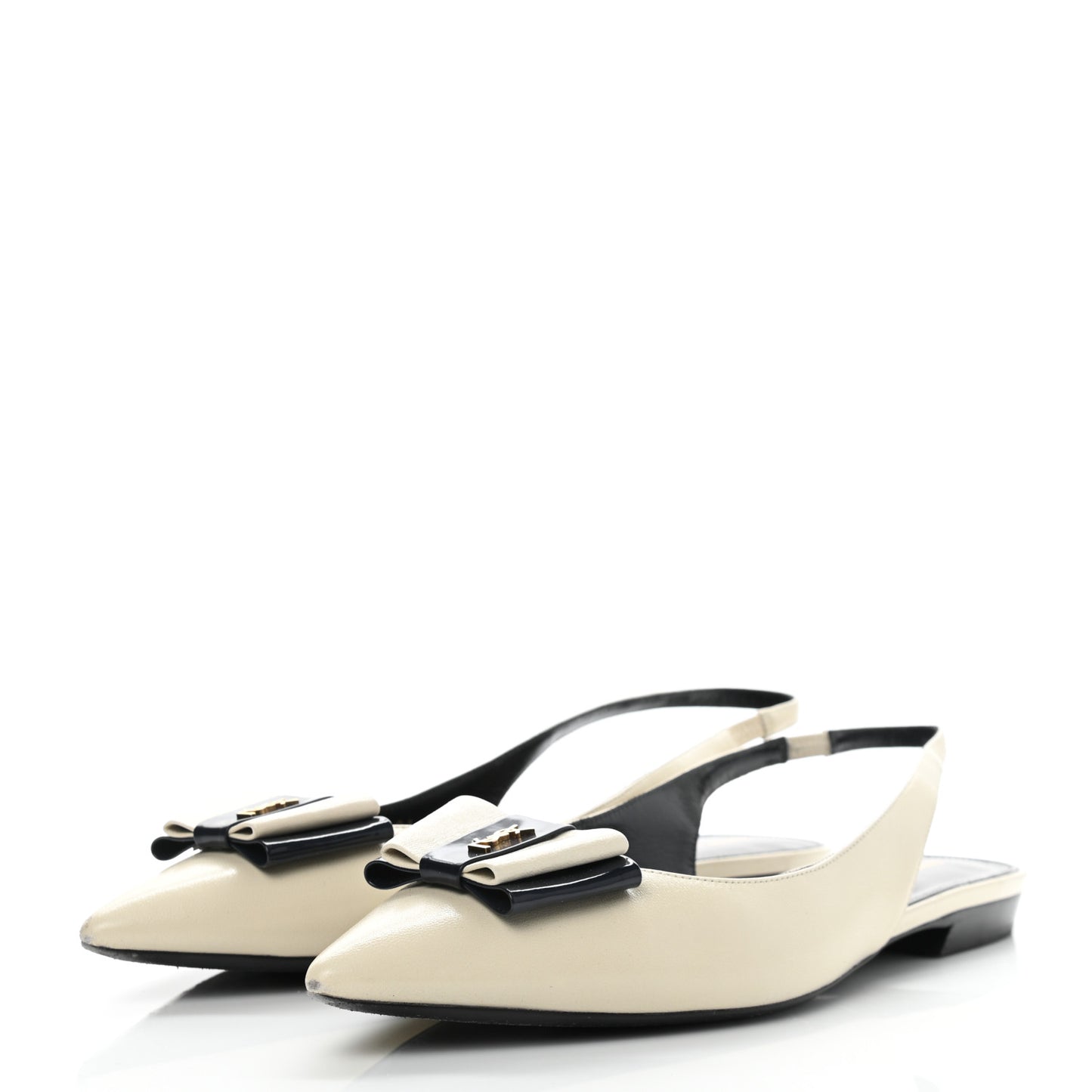 Belfagor Anais Slingback Flats 41 Navy Pearl