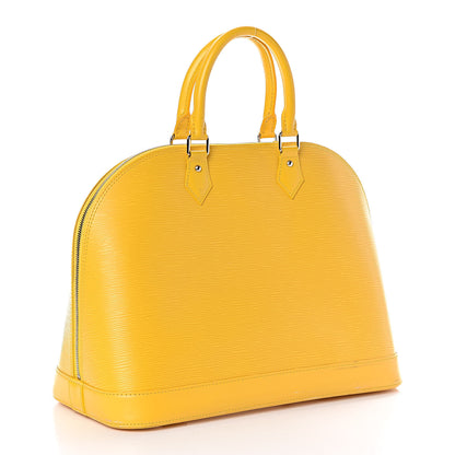 Louis Vuitton Epi Alma GM Citron 3 of 16