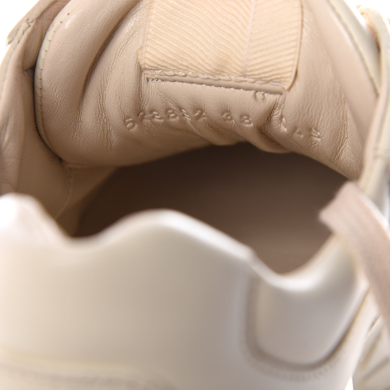 Gucci Calfskin Logo Womens Rhyton Sneakers 38 Ivory 8 of 9