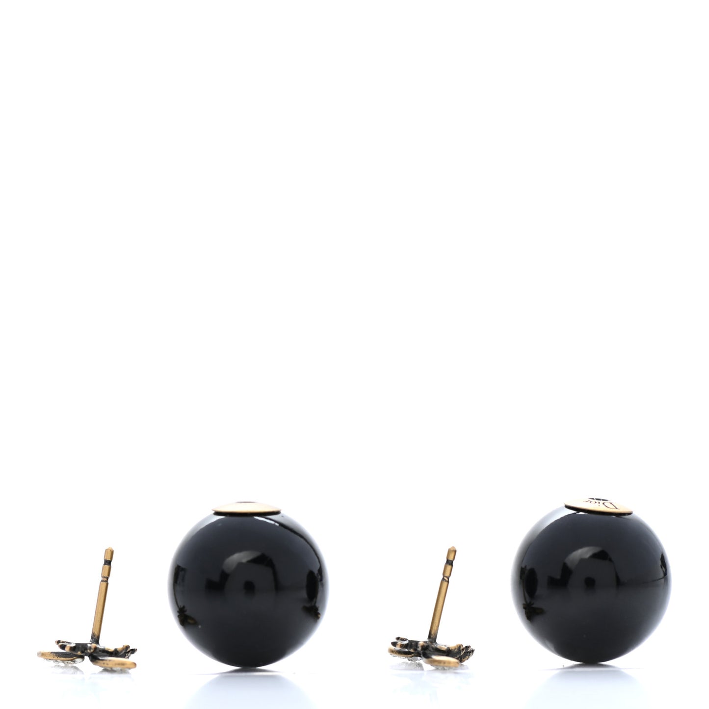 Mise En Dior Tribal Bee Earrings Black