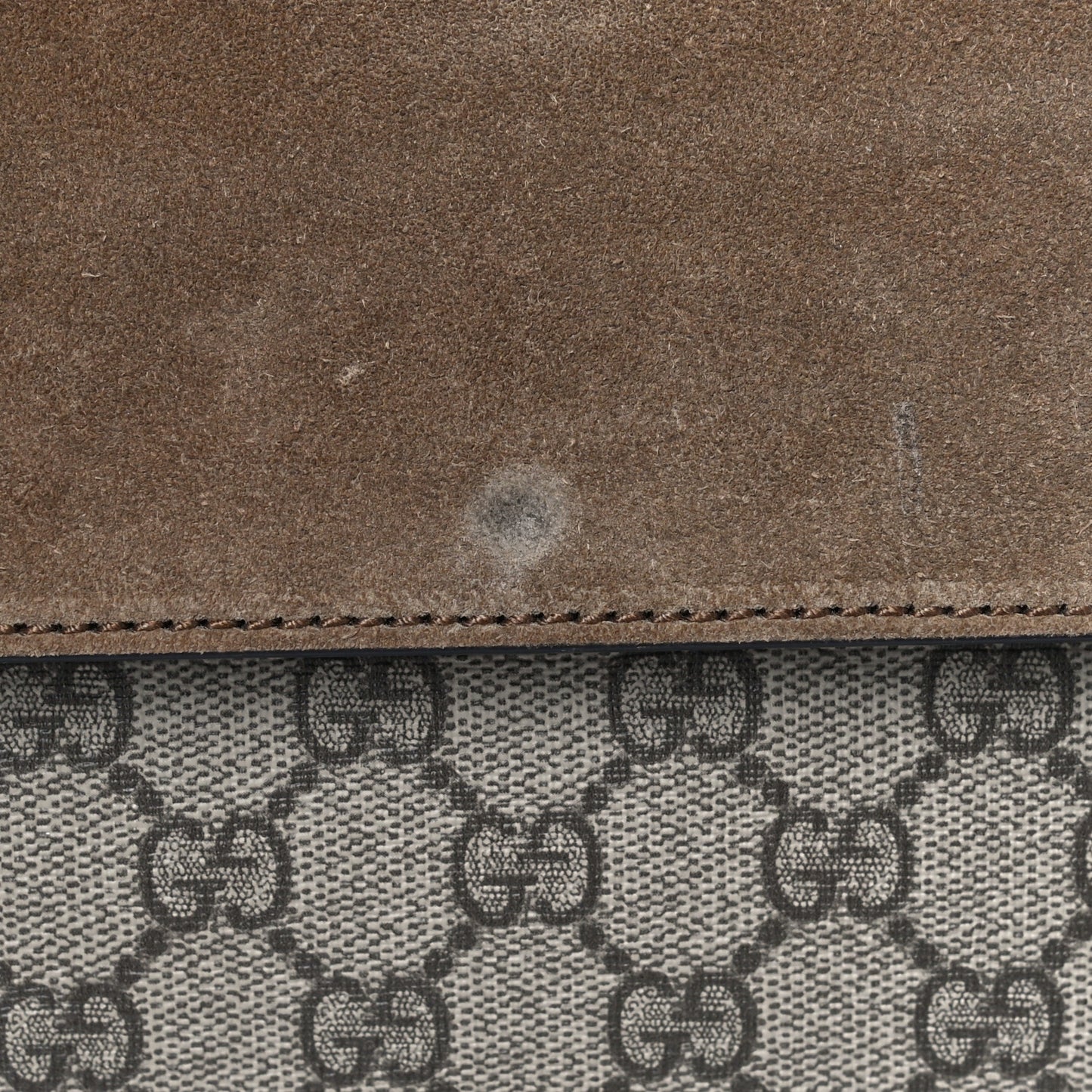 GG Supreme Monogram Small Dionysus Shoulder Bag Taupe