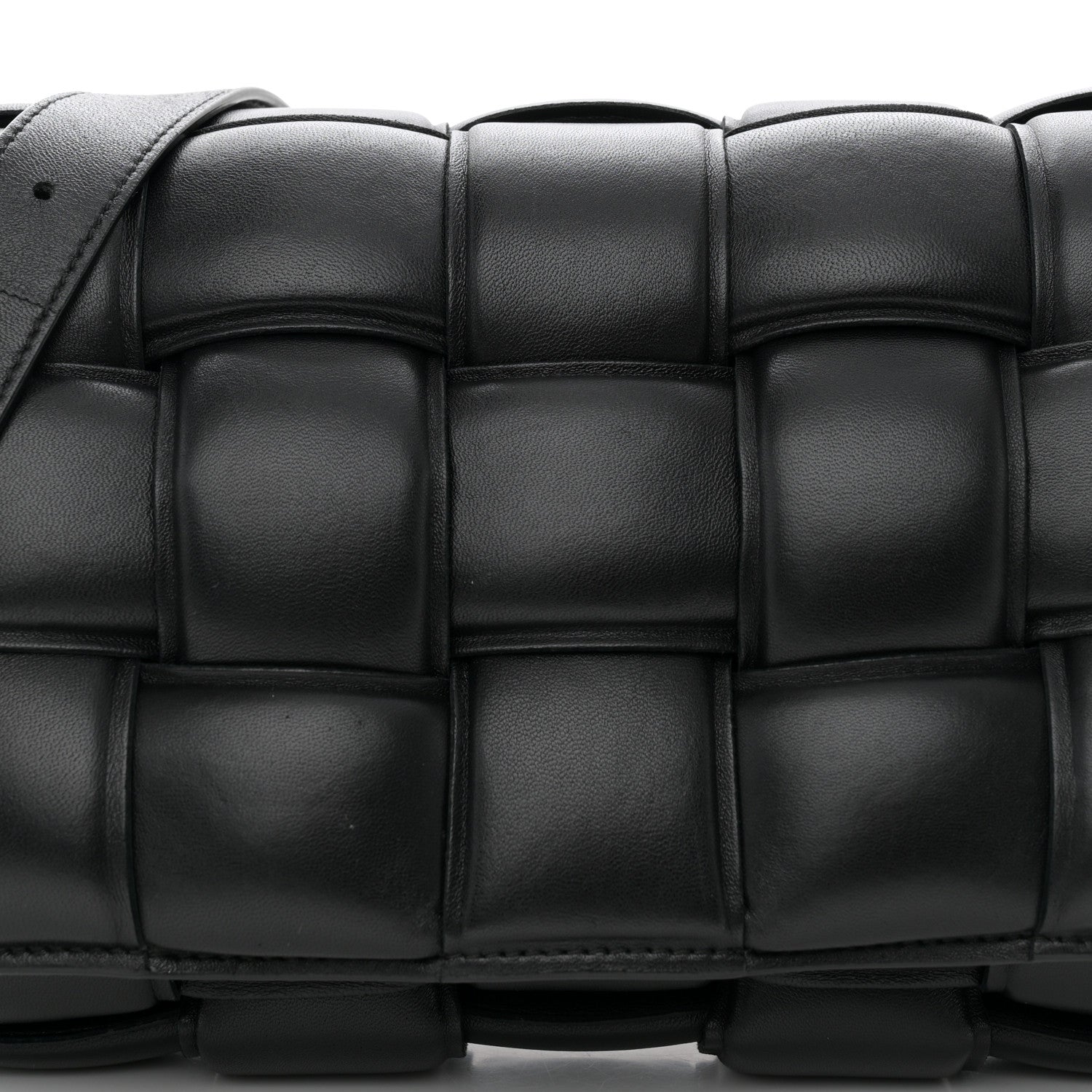 Bottega Veneta Nappa Maxi Intreccio Padded Cassette Crossbody Bag Black 8 of 11