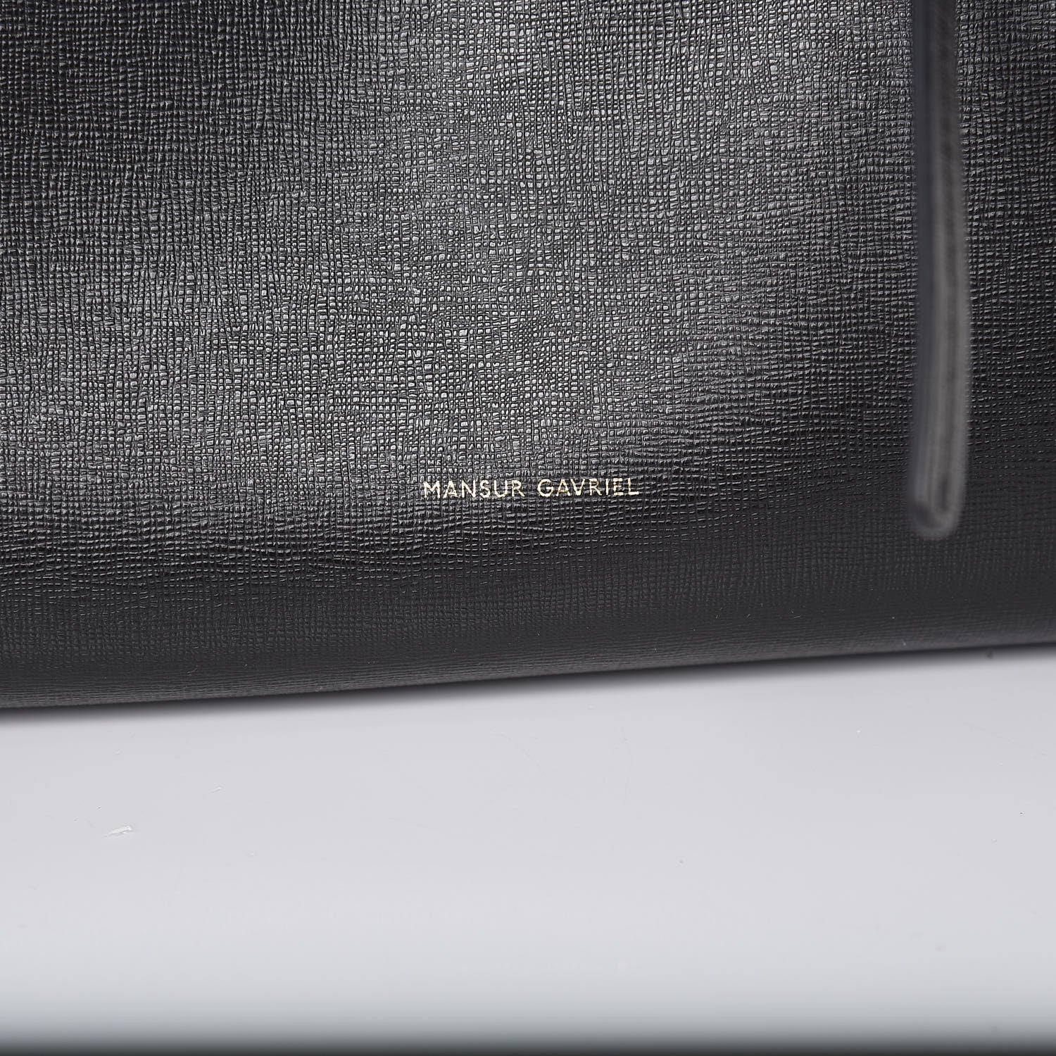 Mansur Gavriel Saffiano Lady Bag Black Flamma 6 of 7