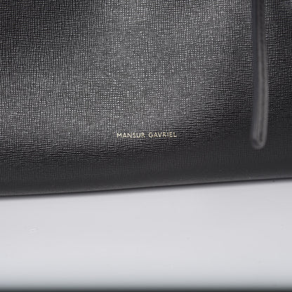 Mansur Gavriel Saffiano Lady Bag Black Flamma 6 of 7