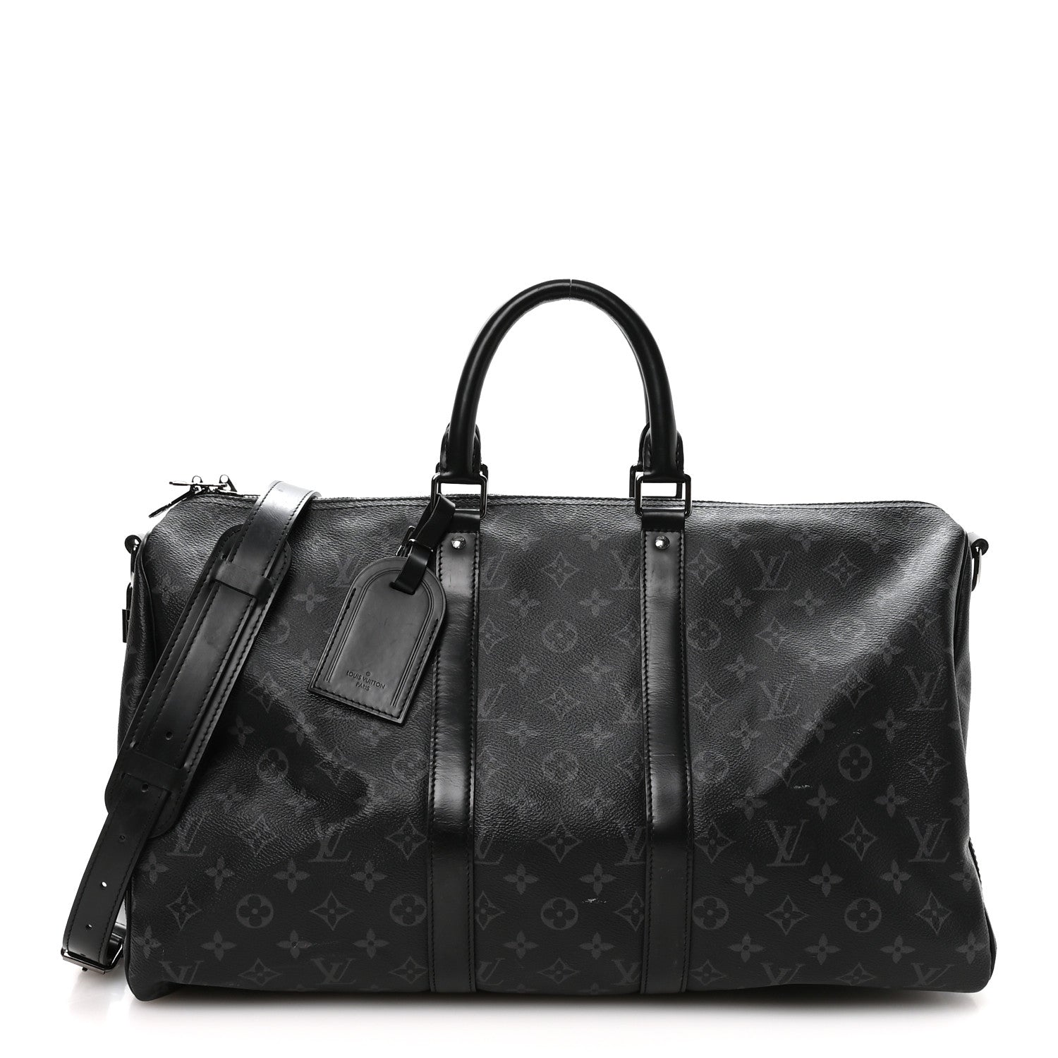 Louis Vuitton Monogram Eclipse Keepall Bandouliere 45 1 of 10