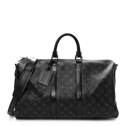 Louis Vuitton Monogram Eclipse Keepall Bandouliere 45 1 of 10