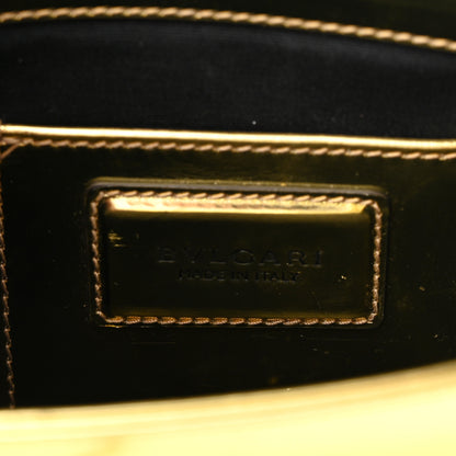 Bulgari Metallic Calfskin Serpenti Forever Bag Gold 6 of 9