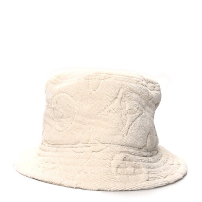 Louis Vuitton Cotton Jacquard Monogram LVacation Reversible Hat M White 2 of 11