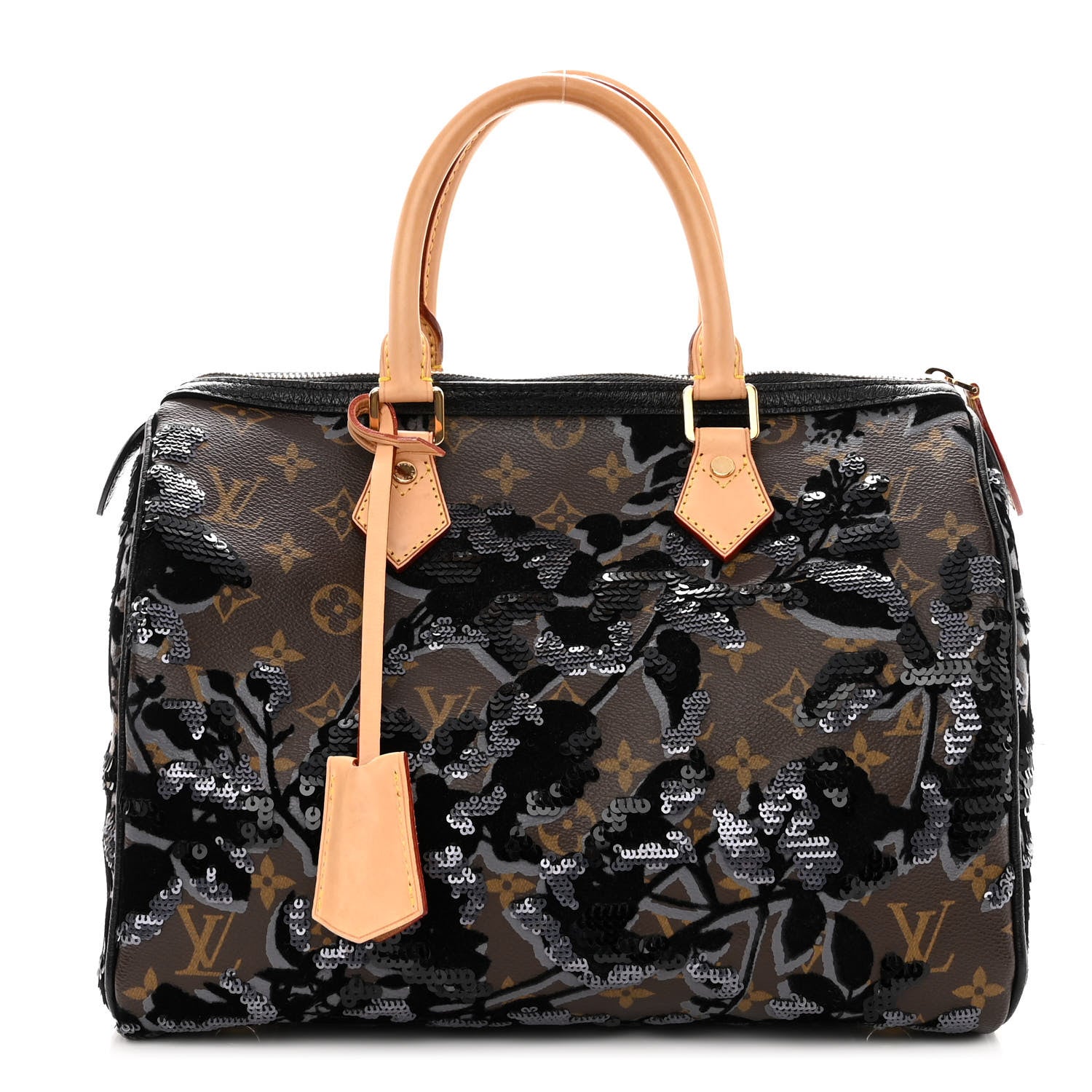 Louis Vuitton Monogram Fleur De Jais Sequins Speedy 30 1 of 11