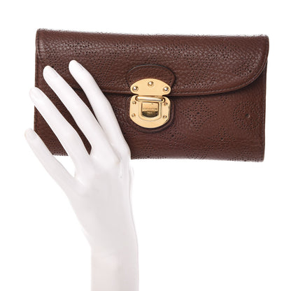 Louis Vuitton Mahina Amelia Wallet Acajou 2 of 10