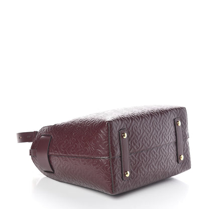 Burberry Calfskin Embossed Monogram Small Belt Bag Oxblood 4 of 10