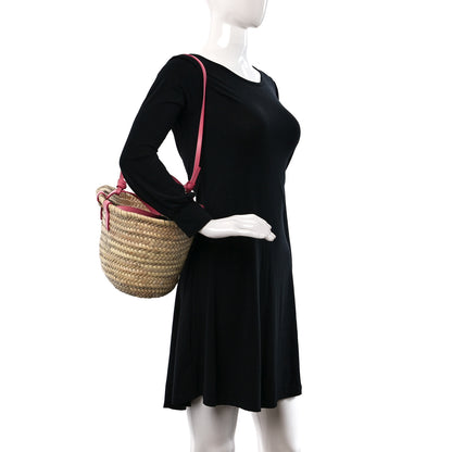 Celine Raffia Calfskin Triomphe Teen Panier Lipstick 2 of 9