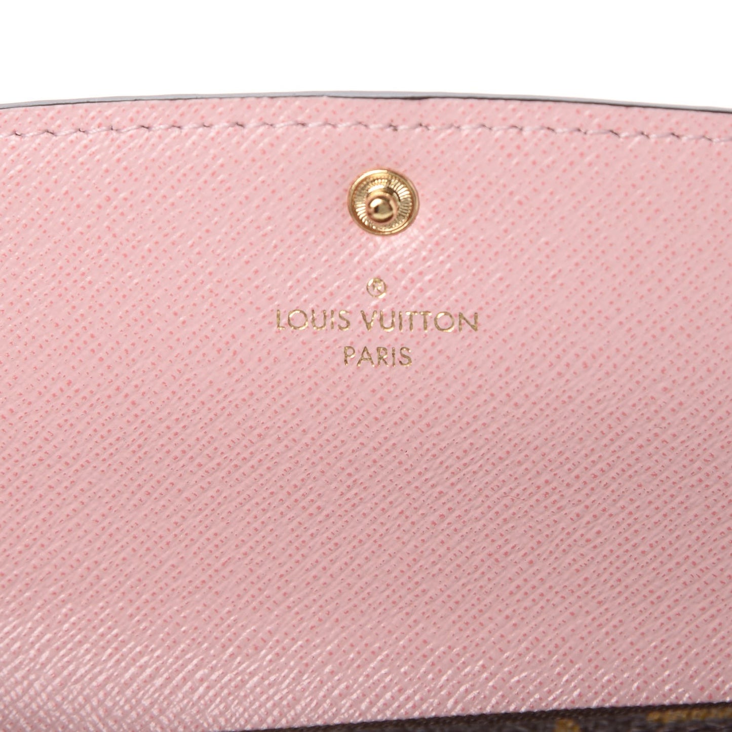 Monogram Emilie Wallet Rose Ballerine