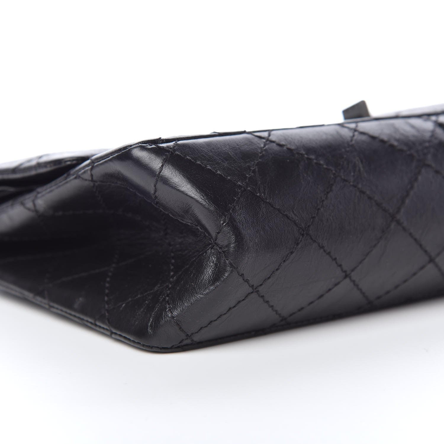 Chanel Aged Calfskin Quilted 2.55 Reissue 226 Flap So Black 8 of 10