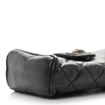 Chanel Aged Calfskin Lucky Charms 2.55 Reissue Mini Clutch With Chain Black 10 of 13